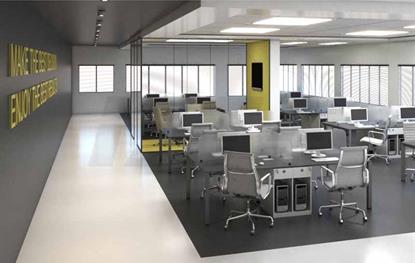 میز کار گروهی مدرن